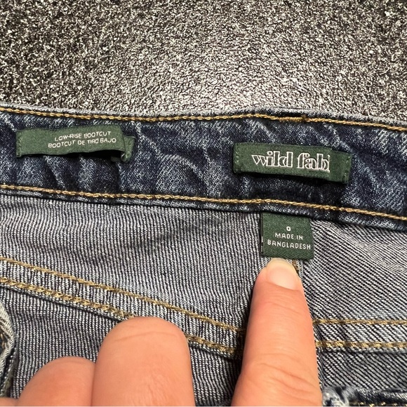 NWT Wild Fable Women's Low Rise Boot Cut- Medium Wash Size 0 - Picture 7 of 14
